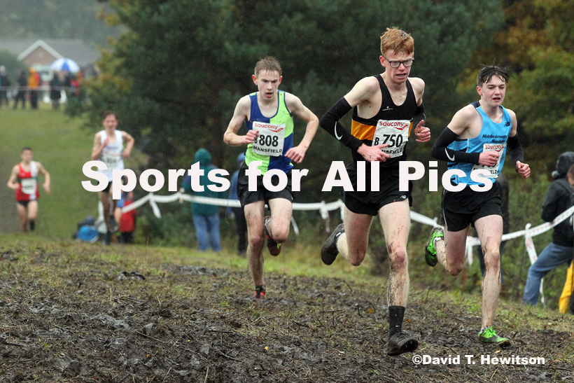 Mens under-17s, National Cross Country Relay Champs., Berry Hill Park, Mansfield.  Photo: David T. Hewitson/Sports for All Pics